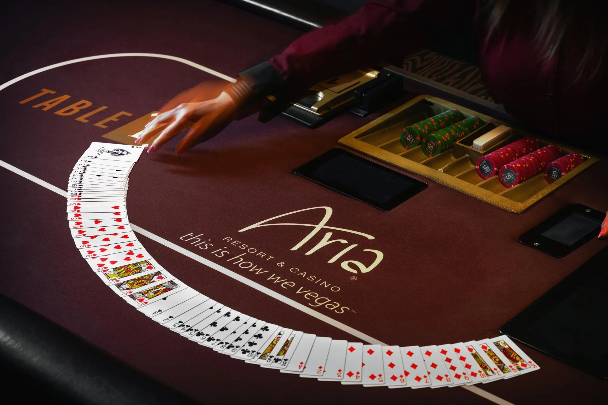 Abstract digital casino atmosphere